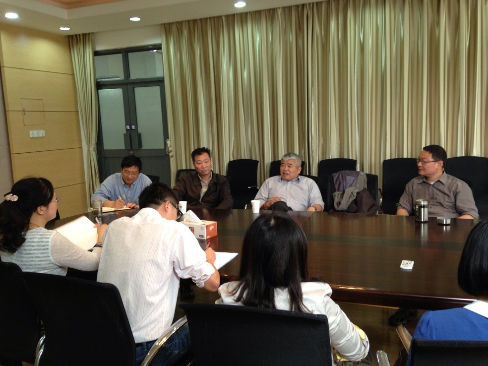 上海大学刘曾荣教授来公司访问