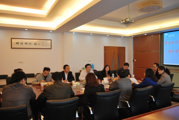 公司赴南京两所高校相关院系考察交流