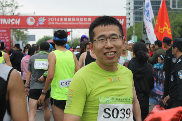 公司师生踊跃参加2014年无锡国际马拉松赛